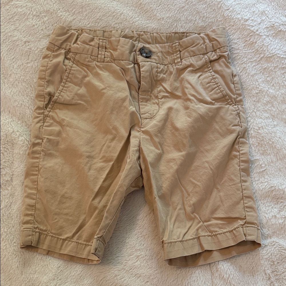 H&M kids Tan Kids Shorts, size 5-6, adjustable